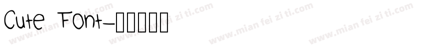 Cute Font字体转换